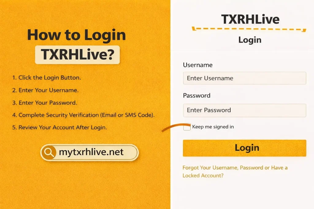TXRH Live Portal for Texas Roadhouse Employees 5 How to login txrhlive